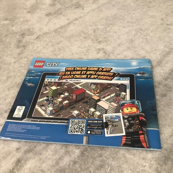 LEGO City 60098 Heavy-Haul Train Instruction Manual Booklet 3 Only Original - Picture 2 of 3